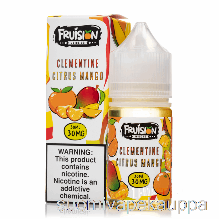 Vape Suomi Klementiini Sitrus Mango - Fruision Suolat - 30ml 30mg